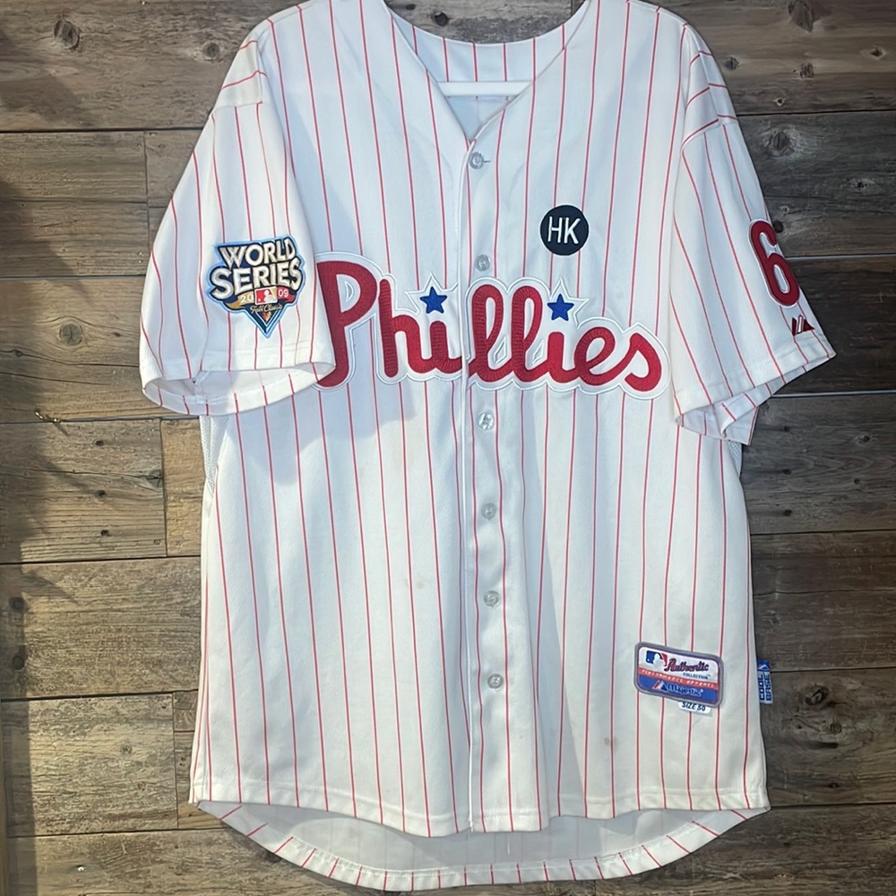 2009-Philadelphia Phillies-Ryan Howard-World Series Jersey- Sz.50(large)
